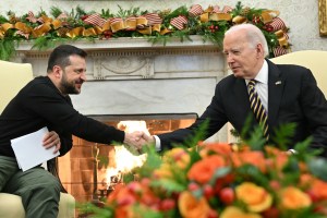 Zelenski se reunió con Biden en Washington por tercera vez tras el inicio de la guerra