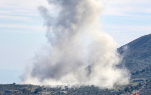 Israel ataca el sur de Líbano tras lanzamiento de varios proyectiles