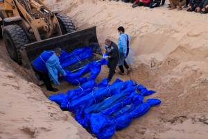 Ejército israelí restituyó 80 cadáveres de palestinos muertos en Gaza