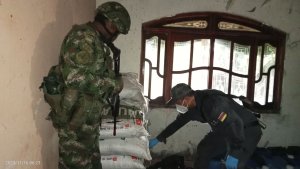 Incautan más de una toneladas de clorhidrato de cocaína en Colombia