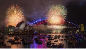 Con un maravilloso espectáculo de fuegos artificiales, Sídney recibió el Año Nuevo 2024 (VIDEO)