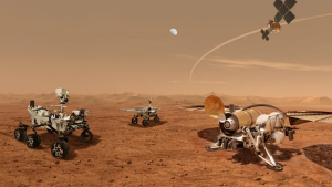 La impactante travesía de dos robots para hallar la roca más joven de Marte