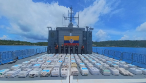 Incautaron más de 1,2 toneladas de marihuana y 24 kilos de cocaína en el Caribe colombiano