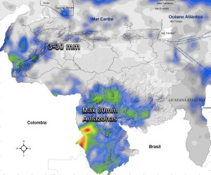 Inameh prevé nubosidad y lloviznas en algunos estados de Venezuela este #16Dic