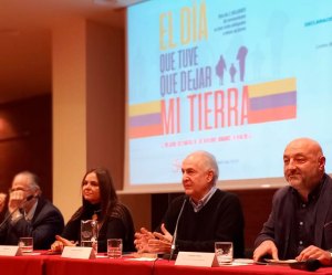 Miguel Henrique Otero, Tamara Sujú y Antonio Ledezma denunciaron en España a Maduro