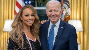 La visita de Mariah Carey a Joe Biden en la Casa Blanca