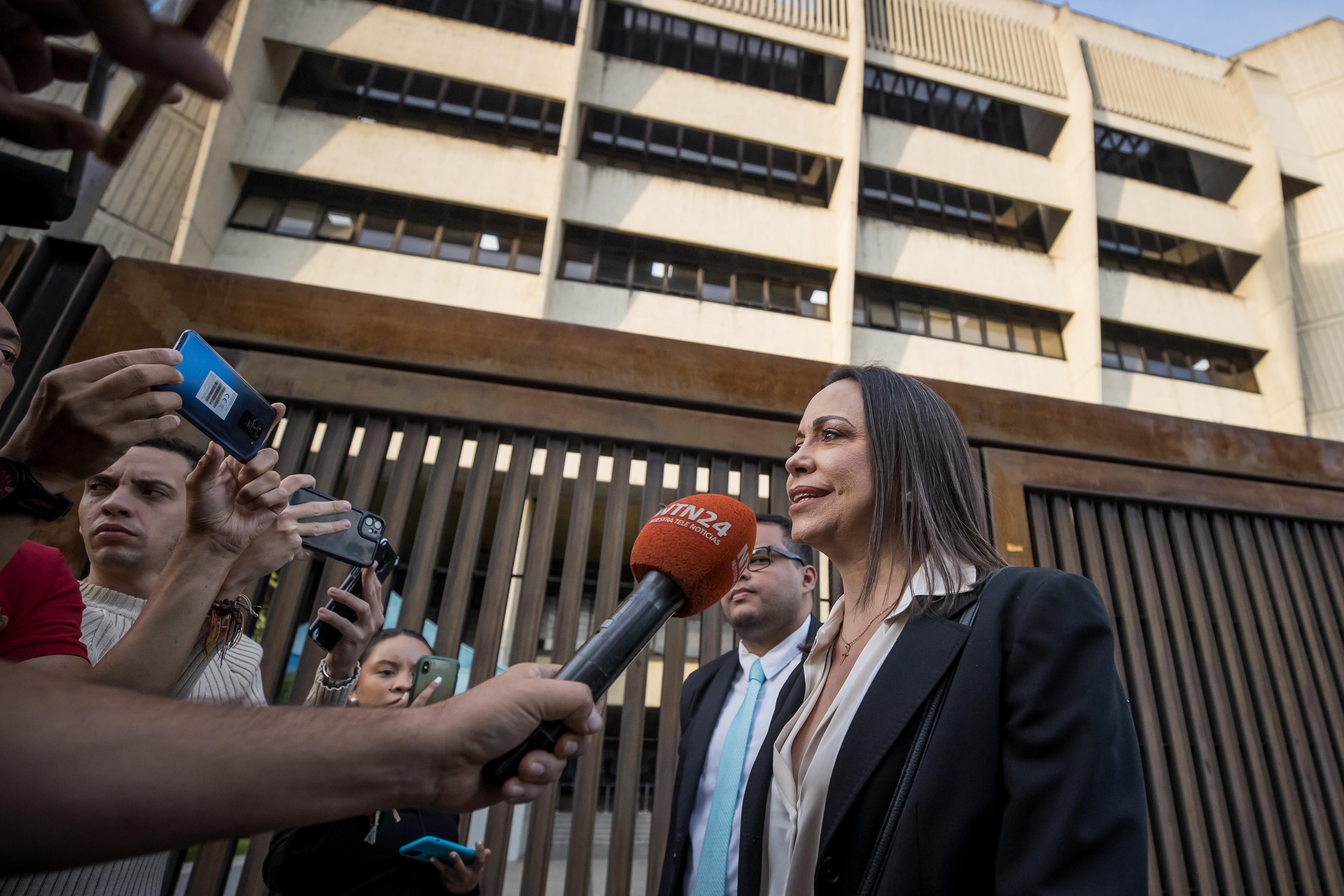 Maria Corina Machado's legal team could not access her file at the TSJ