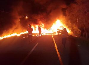 Hueco en la vía causa trágico accidente en la carretera nacional Morón-Coro (Fotos)