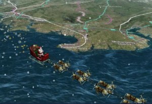 El Pentágono comenzó “rastreo” de Papá Noel y ya sabe cuántos regalos ha repartido antes de Navidad
