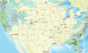 El mapa en vivo que muestra ríos desbordados y riesgo de inundación en EEUU