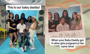 Embarazó a cinco mujeres al mismo tiempo y realizó un baby shower conjunto (VIDEO)