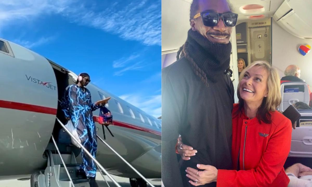 A flight attendant takes a photo with Snoop Dogg and then discovers a heartbreaking secret (video)