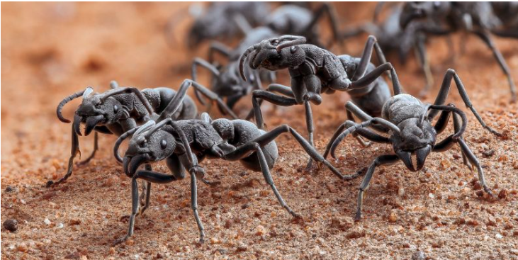 Descubren que una especie de hormiga “trata sus heridas” cubriéndolas con antibióticos