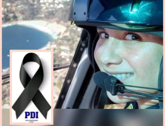 Uniformada chilena murió al estrellarse su helicóptero durante una operación antidrogas