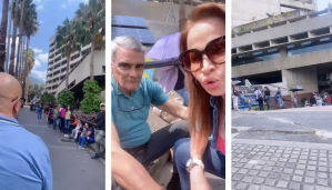 Ivette Domínguez cuestiona en una cola de Corpoelec si, ¿el venezolano deja todo para última hora? (VIDEO)