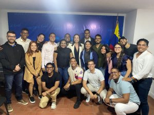 María Corina Machado se reunió con la coordinación nacional de jóvenes de PJ