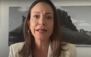 María Corina Machado ante el Senado italiano: Necesitamos que los venezolanos en Italia puedan votar (Video)