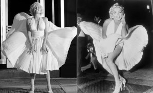 El emblemático vestido blanco de Marilyn Monroe será subastado junto con objetos del fundador de Playboy, Hugh Hefner