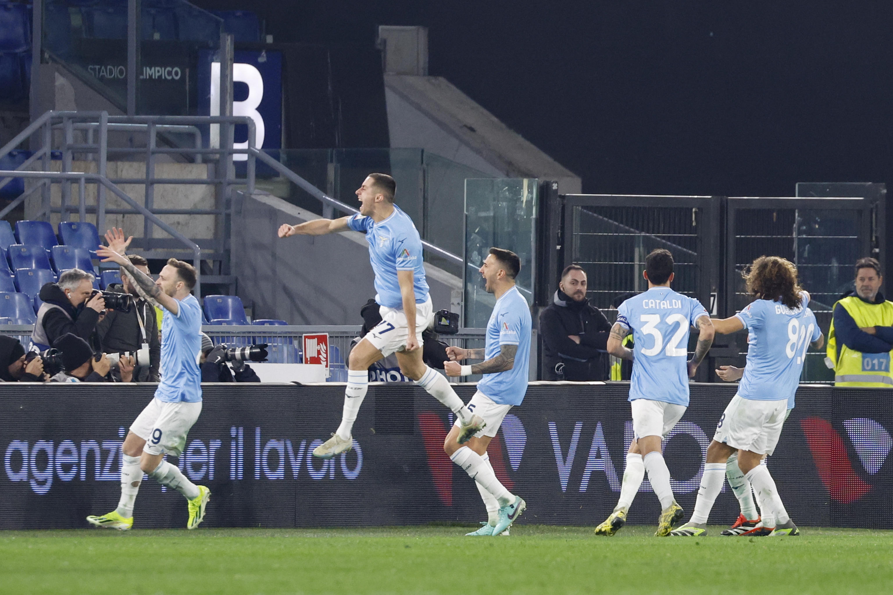 Lazio eliminó a la Roma en cuartos de la Copa Italia