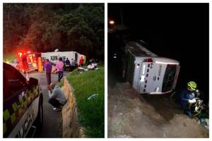 Dos accidentes de carretera en Colombia dejan seis muertos y 50 heridos