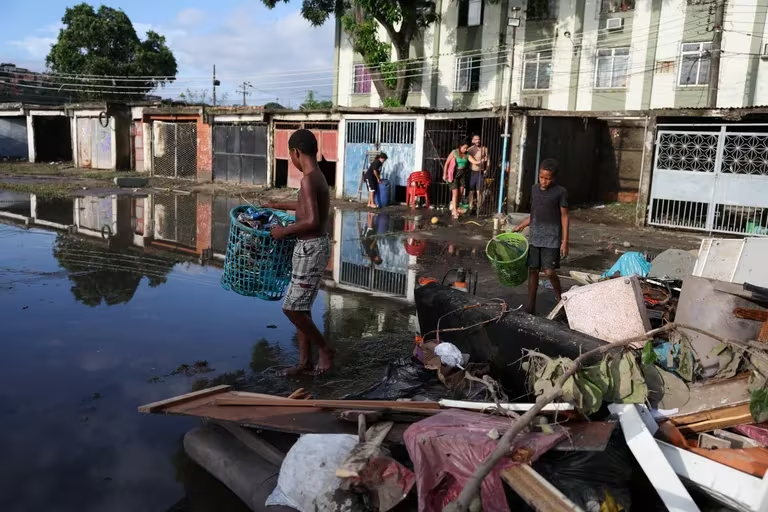Drama en Brasil: al menos 11 muertos en Río de Janeiro por las lluvias torrenciales