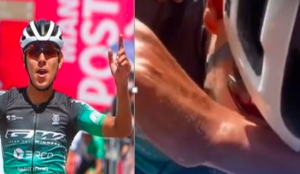 Conmovedor llanto del campeón nacional de ciclismo en Colombia, el video que le da la vuelta al mundo