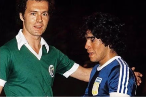 Beckenbauer, dos finales mundiales contra Argentina y un problema: Maradona