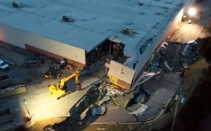 EN VIDEO: Enorme tienda Target en Virginia Occidental colapsa y obliga la evacuación de varios residentes cercanos