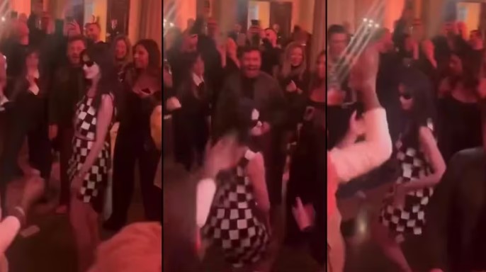The moment Anne Hathaway was caught dancing to the beat of Nicki Minaj (video)