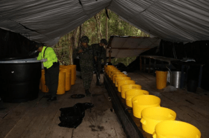 Ejército colombiano incautó más de 1,5 toneladas de cocaína en poder del ELN