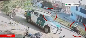 Drama en Perú: sicarios persiguieron a un policía y lo acribillaron a tiros (Imágenes fuertes)