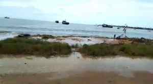 Mar de fondo causa daños a comunidades pesqueras de Paraguaná