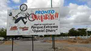 What happened to ‘Daniel Dhers’ Park in Barquisimeto?