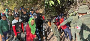 Más de 60 colombianos expulsados por la Fanb de una mina ilegal en Amazonas
