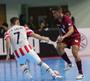 La Vinotinto empató con Paraguay tras intenso partido en la Copa América de futsal