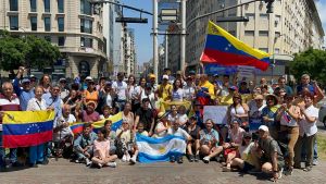 Venezolanos en Argentina exigieron que se habilite el voto en el exterior y la candidatura de María Corina