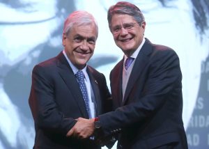 Guillermo Lasso recordó a su amigo Sebastián Piñera como “un gran hombre, leal con principios democráticos”