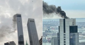 Alarma en Nueva York: rascacielos cerca del monumento conmemorativo del 11 de septiembre ardió en llamas