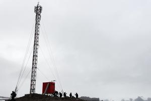 Chile abrió la primera conexión mundial a la red 5G en la Antártida