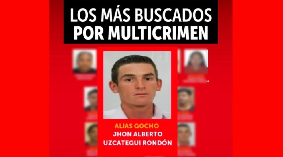 Cayó en Colombia alias “Gocho”, jefe de sicarios de la banda “Los Satanás”
