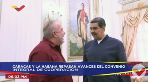 Maduro recibió al primer ministro de Cuba para tratar “avances” en convenios