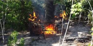 Militares desmantelaron dos campamentos de minería ilegal en Amazonas y Bolívar (Fotos)
