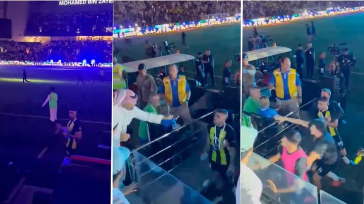 Locura en Arabia Saudita: fan atacó con un látigo al goleador del Al-Ittihad tras perder la final de la Supercopa (VIDEO)