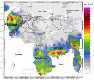 Inameh prevé ráfagas de viento y actividad eléctrica en varias zonas de Venezuela este #23Abr