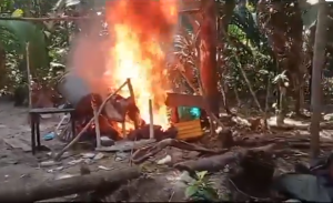 Chavismo aseguró que destruyeron un campamento para la minería ilegal en Amazonas