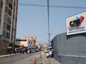 Citizens denounce “operation morrocoy” in Venezuela’s Electoral Registry process in the CNE’s Carabobo office