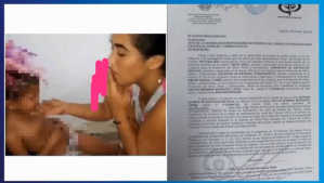 Alerta roja de Interpol contra mujer que grabó y obligó a su hija a fumar en Lara