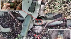 El ingenio de soldados ucranianos: destruyen tanque ruso lanzando granada de mano desde un dron