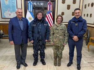 Milei anunció una base naval conjunta con EEUU en la Patagonia argentina