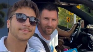 Un sueño hecho realidad: fans se sacan fotos con Messi en Miami y sorprenden con un pedido a Antonela (VIDEO)